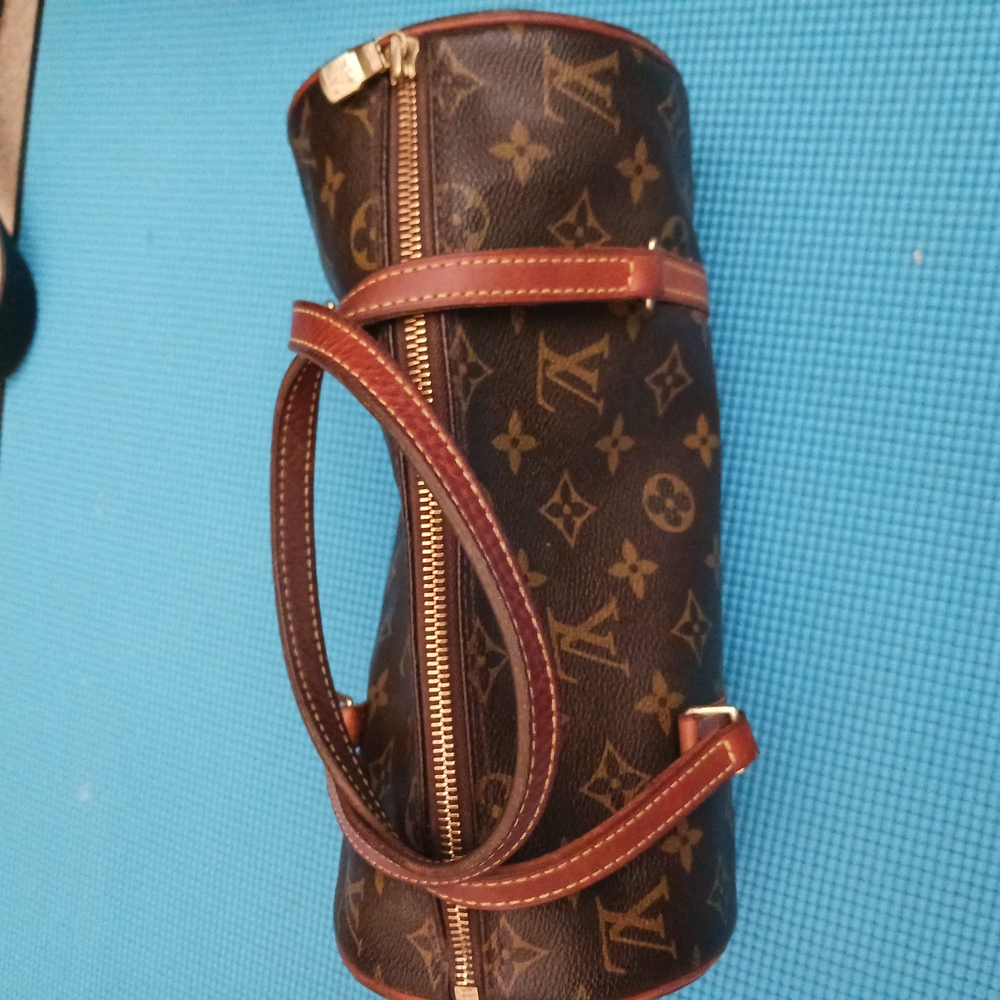 Louis Vuitton Monogram Brown Cylinder Bag